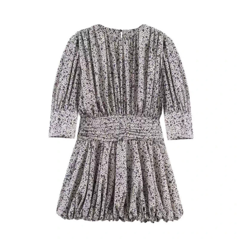 ZARA Summer Trendy Printed Mini Dress